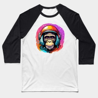 Space Chimp Baseball T-Shirt